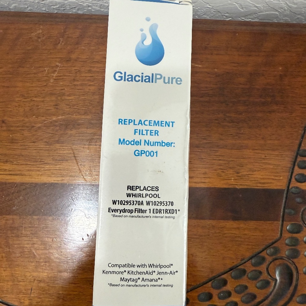 WHRIPOOL WATER FILTER GP001